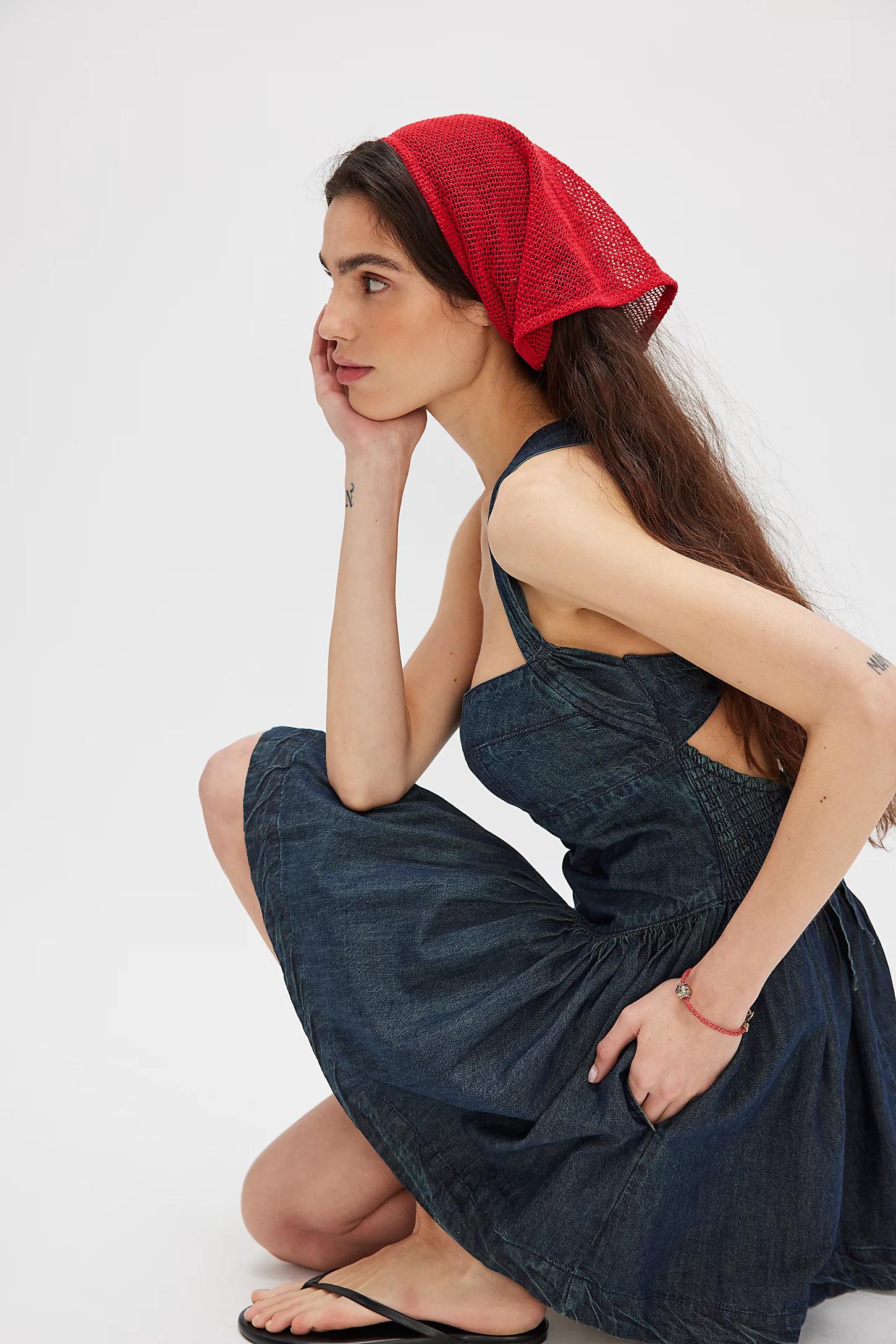 design sketch dress Free People Atlas Denim Mini Dress main image 1