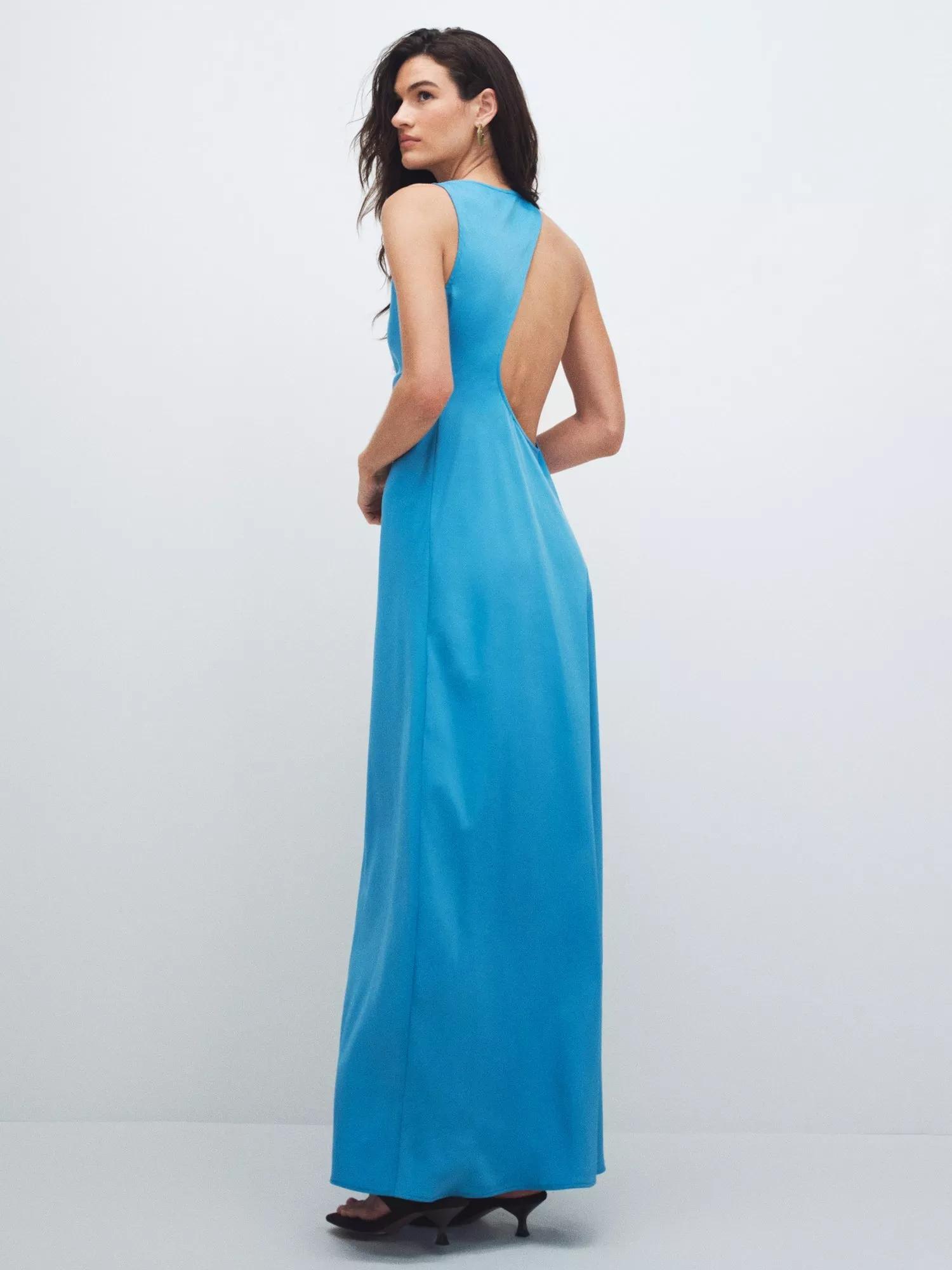 Topshop Asymmetric Shoulder Bead Maxi Occasion Dress | endource