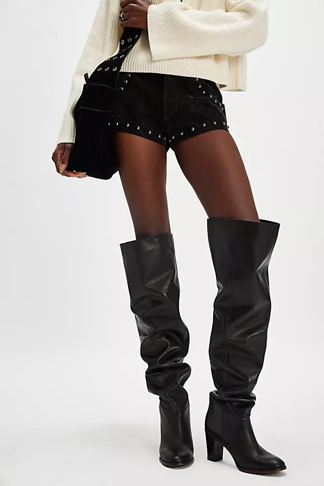 FREE PEOPLE FP Collection - Georgie Over-The-Knee Boots in Saddle ...