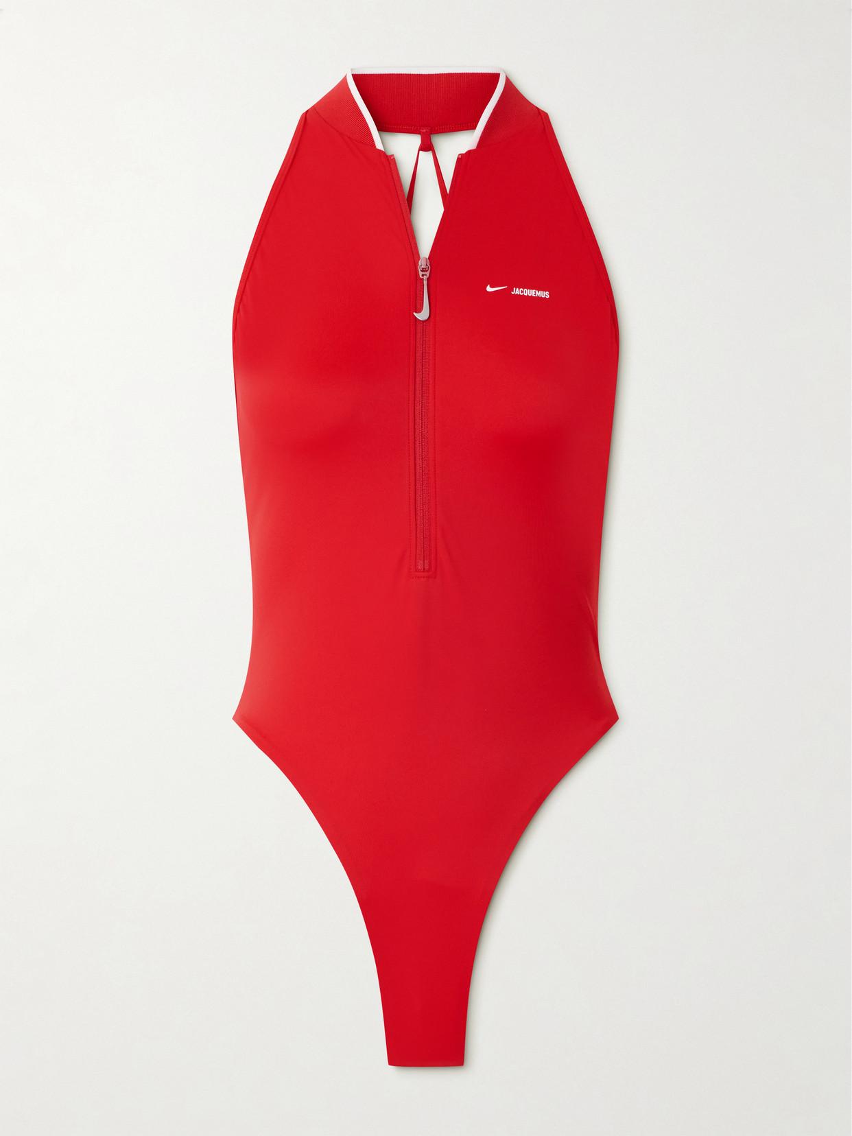 NIKE Jacquemus x Nike Recycled Halterneck Thong Swimsuit endource