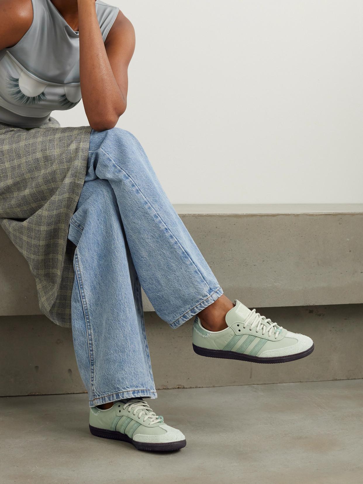 adidas gazelle silver green womens adidas Maha x adidas Samba OG IE0967