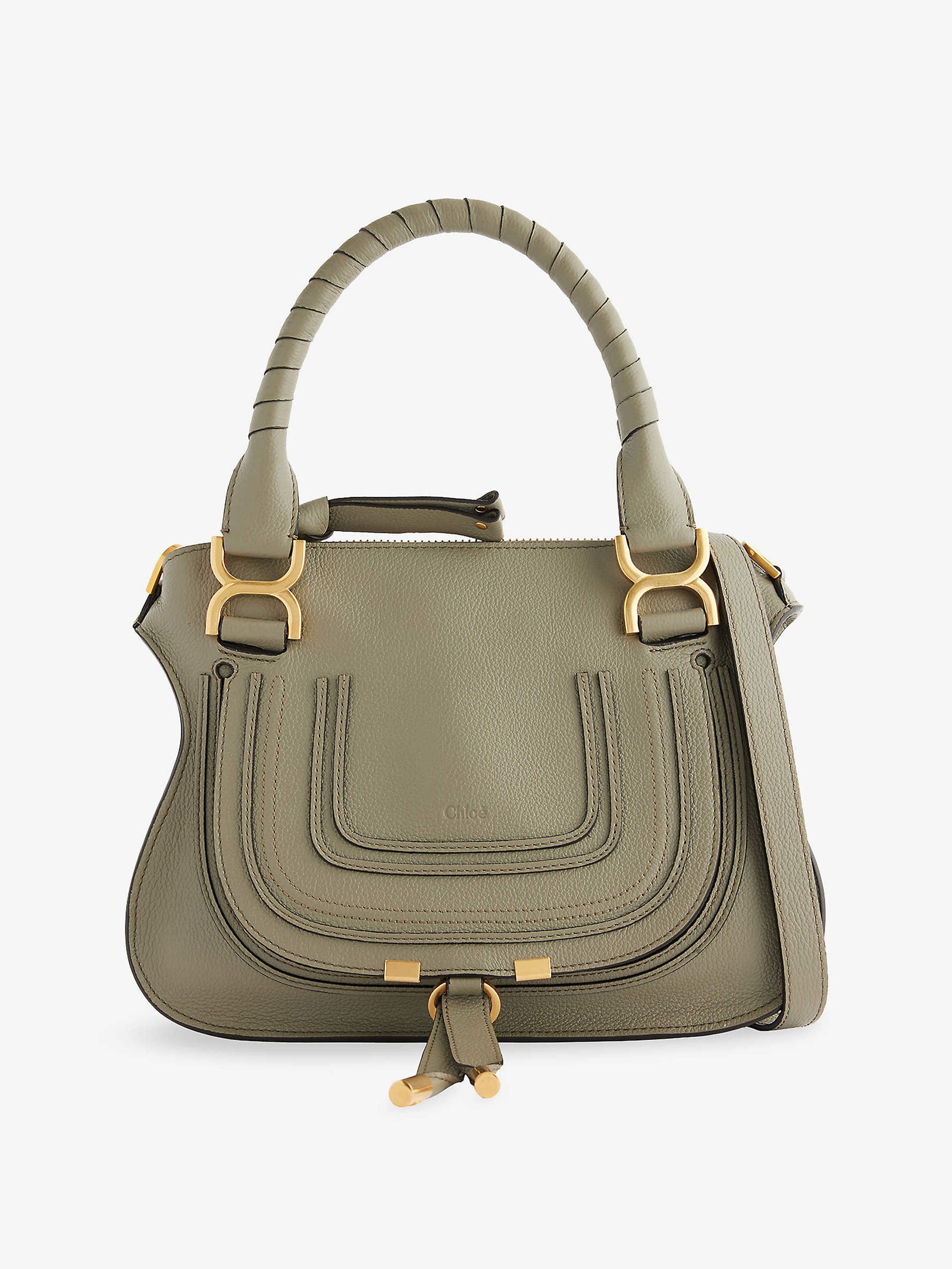 CHLOÉ Marcie Small Leather Top Handle Bag | endource