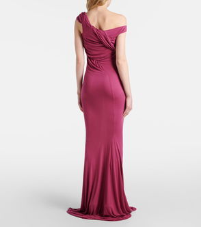 strapless open back dress Rick Owens Lilies Long Jersey Dress