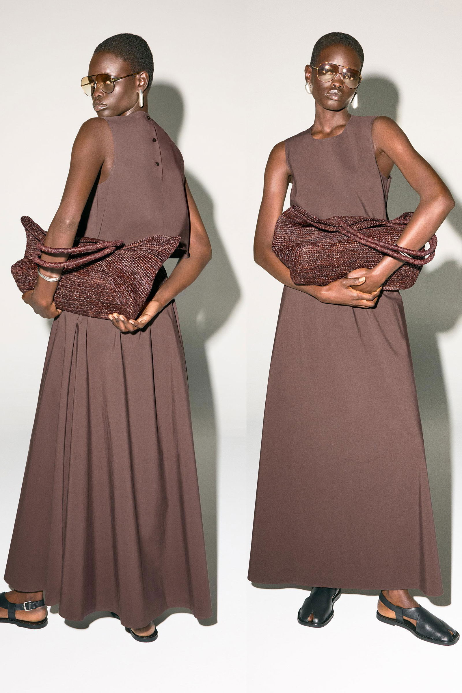 cos open back midi dress AW24 ATELIER COLLECTION. The open-back maxi dress. Discover the collection: https://bit.ly/3YbLnwC