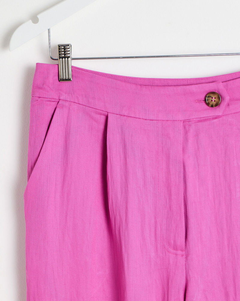 OLIVER BONAS Pleated Wide Leg Trousers endource