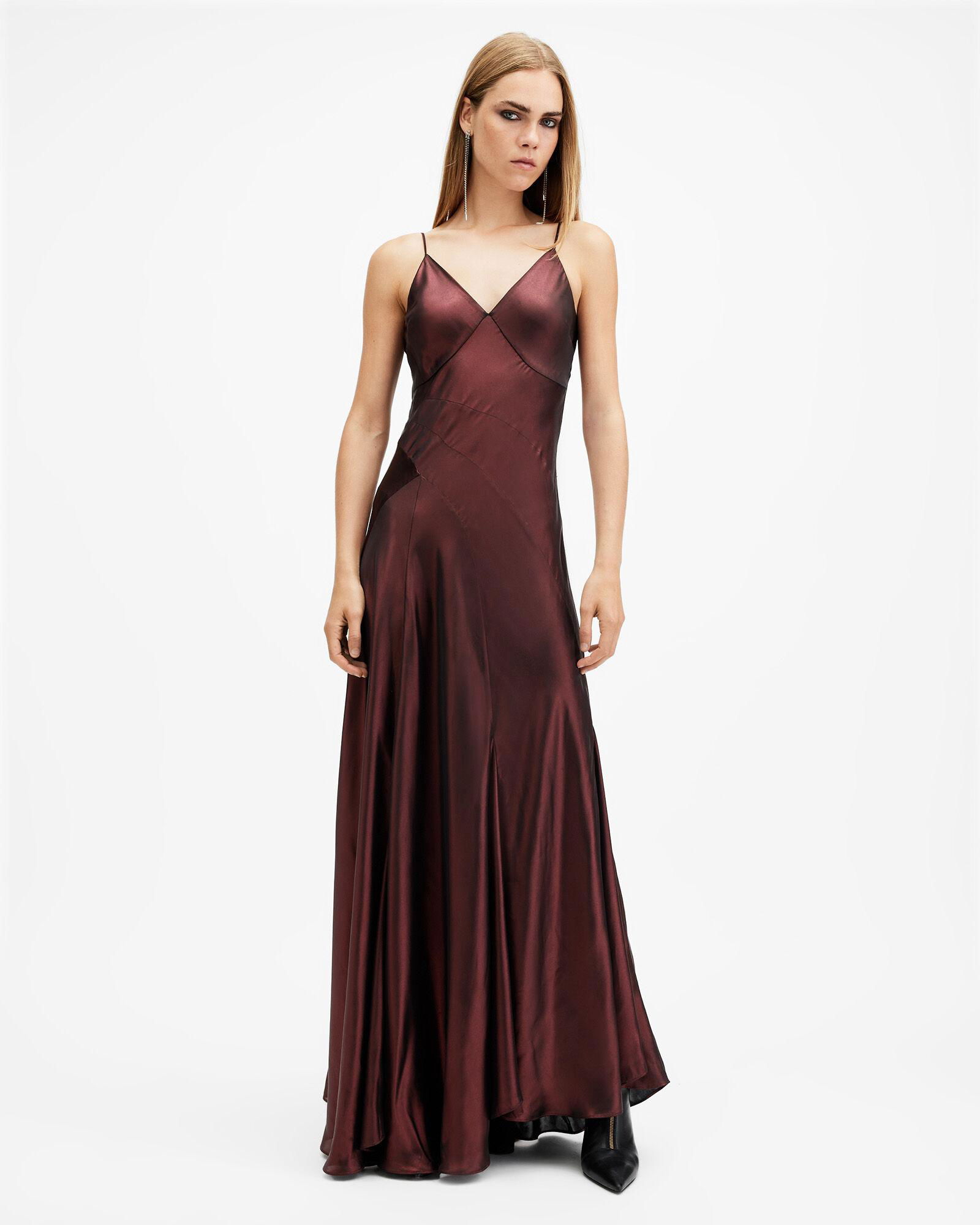 lili tanana printed maxi dress ALLSAINTS Lili Tanana Printed Maxi Dress