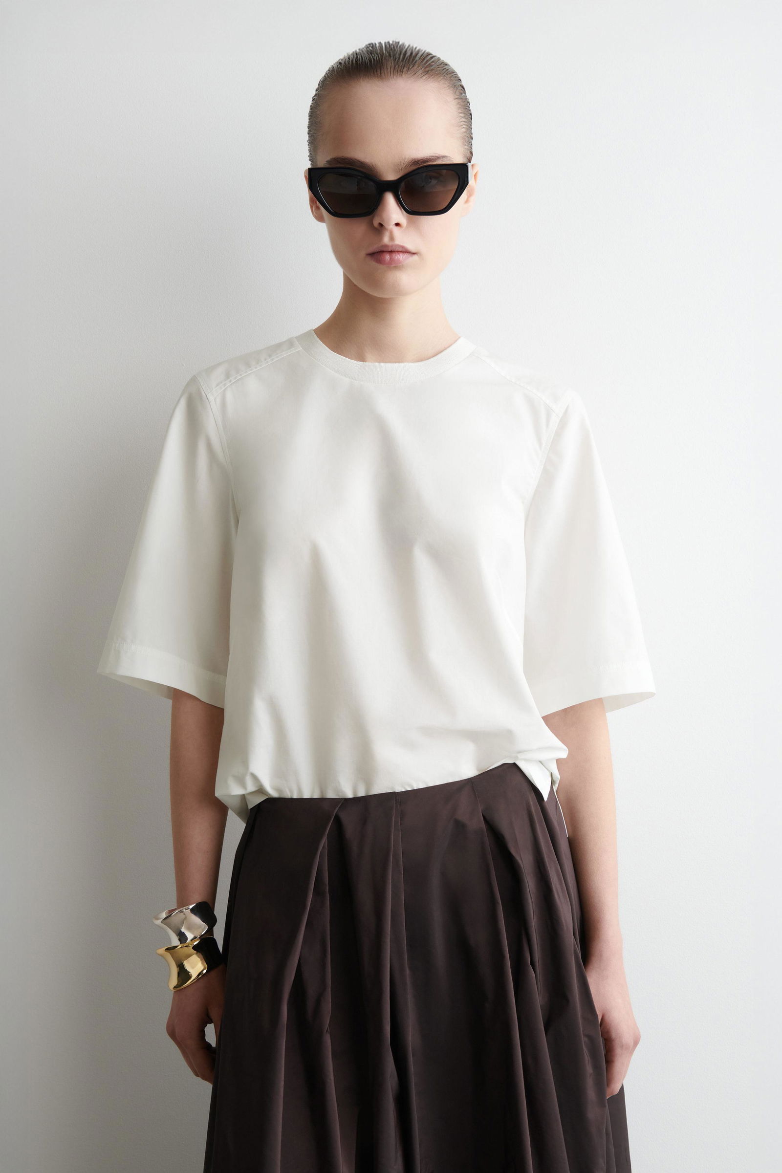 COS Woven Cotton Top | endource