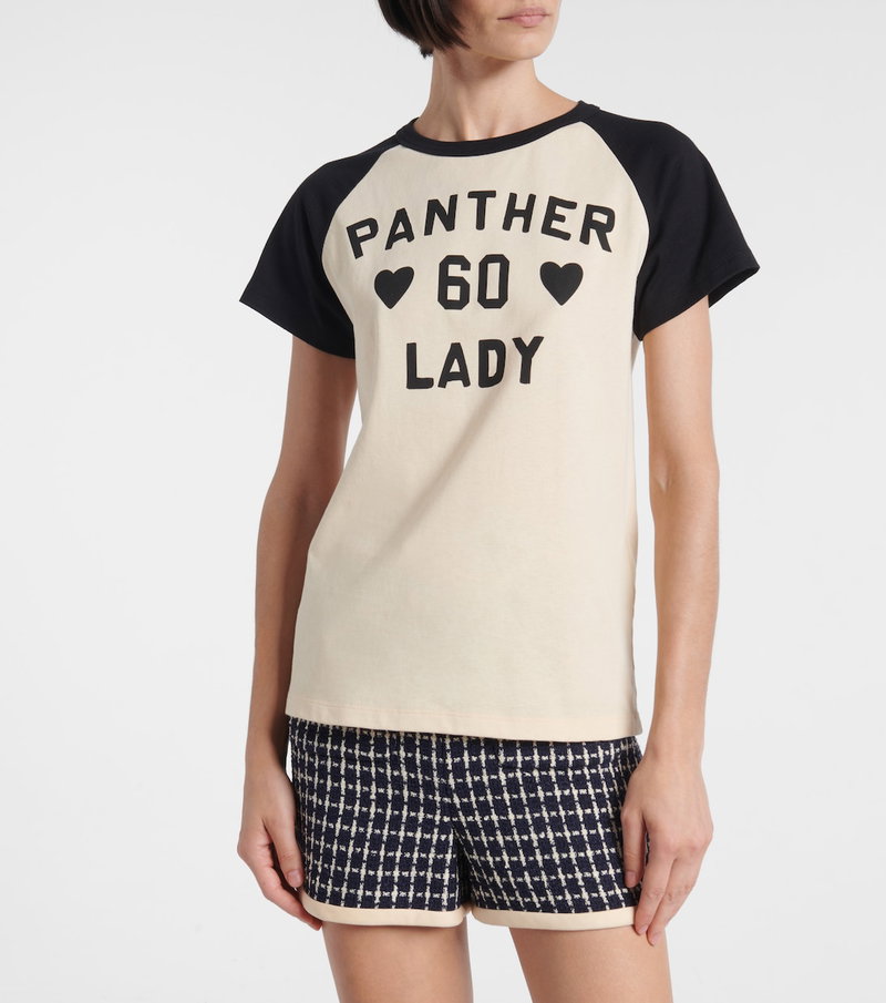 Valentino Panther Lady Tee & Shorts Set