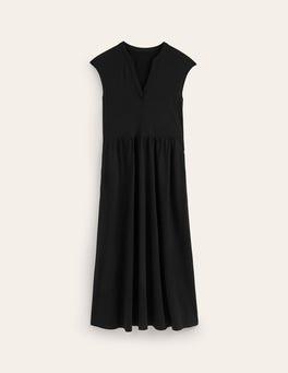BODEN Chloe Notch Jersey Midi Dress | endource