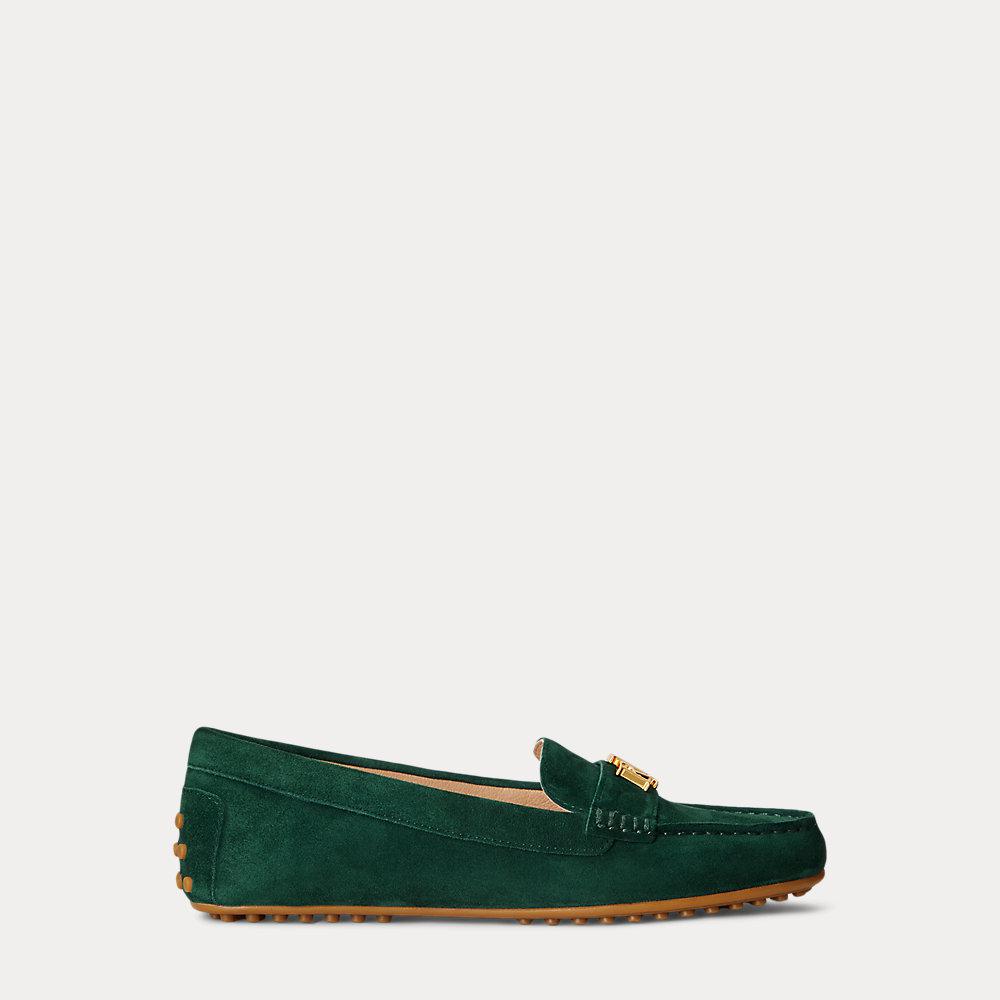 ralph lauren barnsbury suede loafer