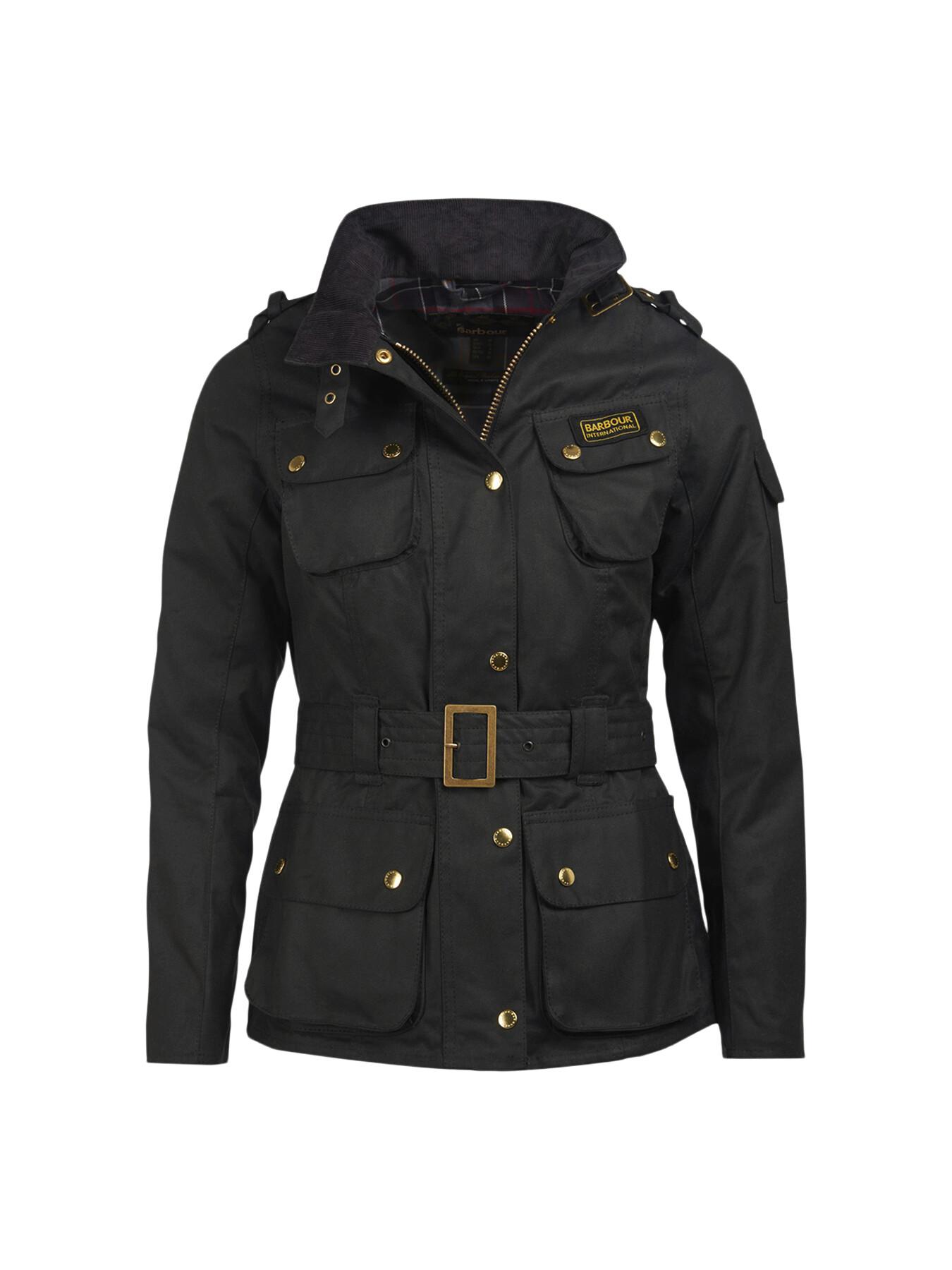 BARBOUR B.Intl Ladies International Wax in Black Endource