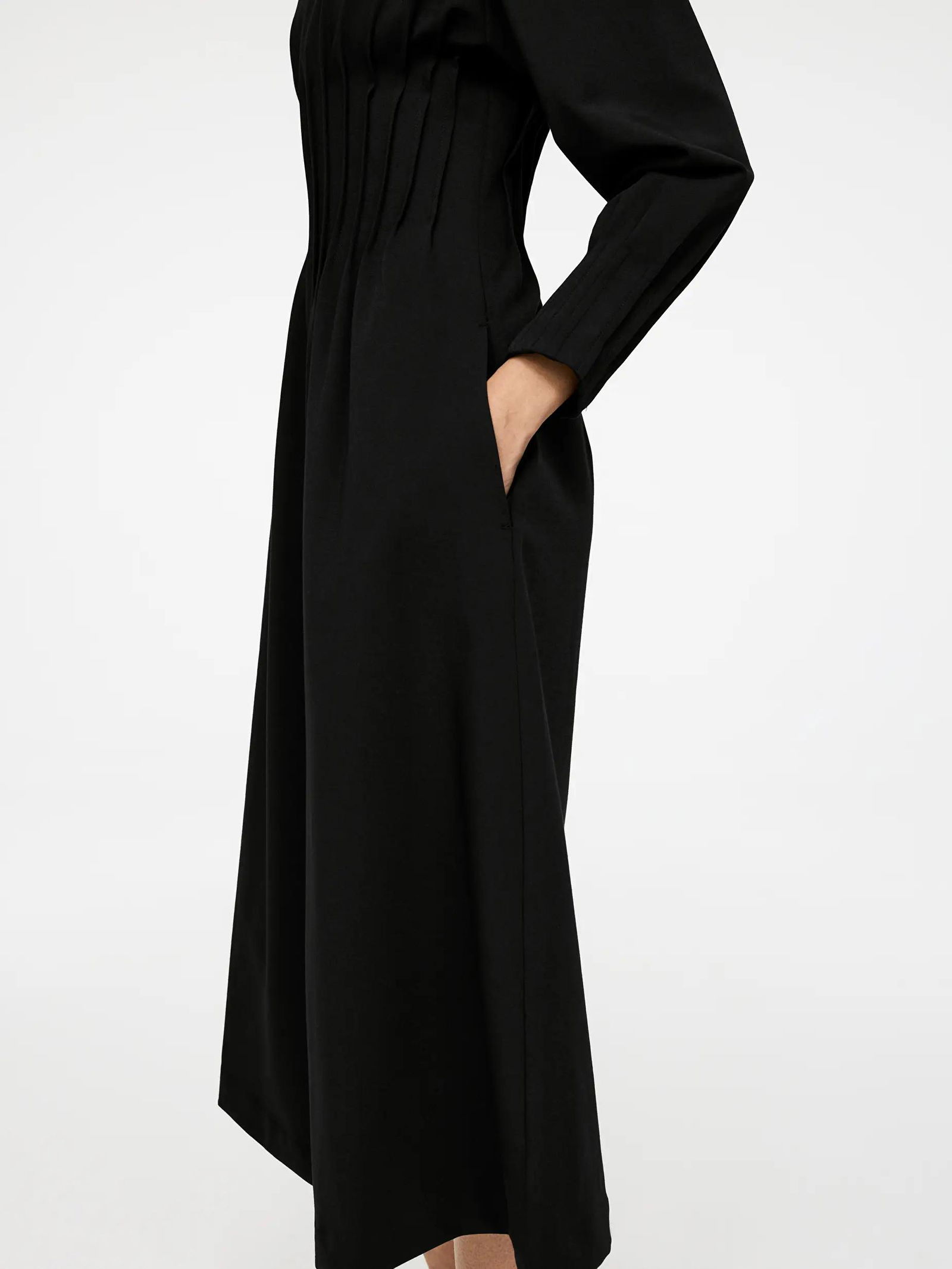 arket pleated crepe dress ARKET Pleated Crepe Dress