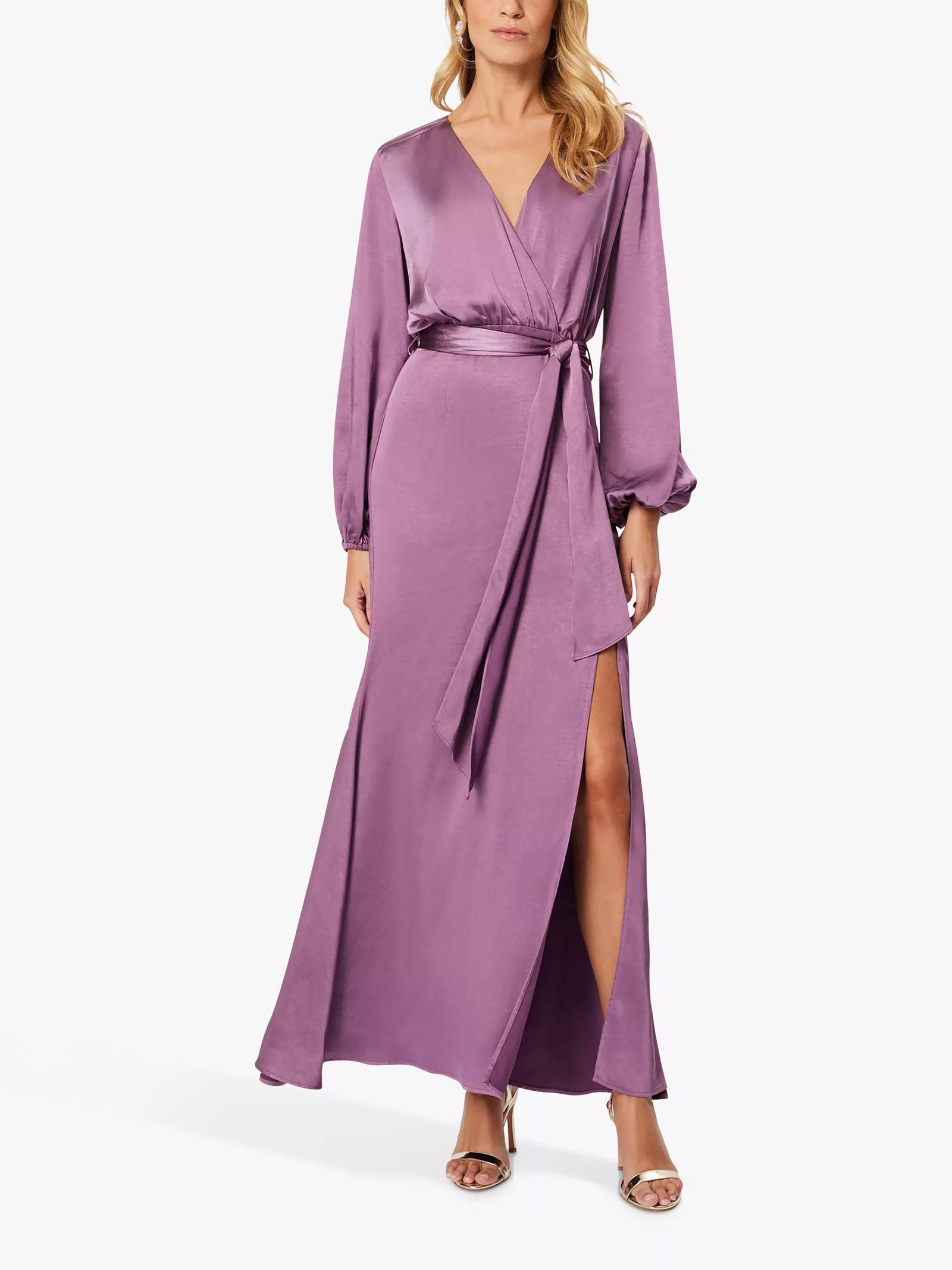 chinese dress ladies Kai off shoulder mesh maxi dress – Chaud Tokyo main image 0