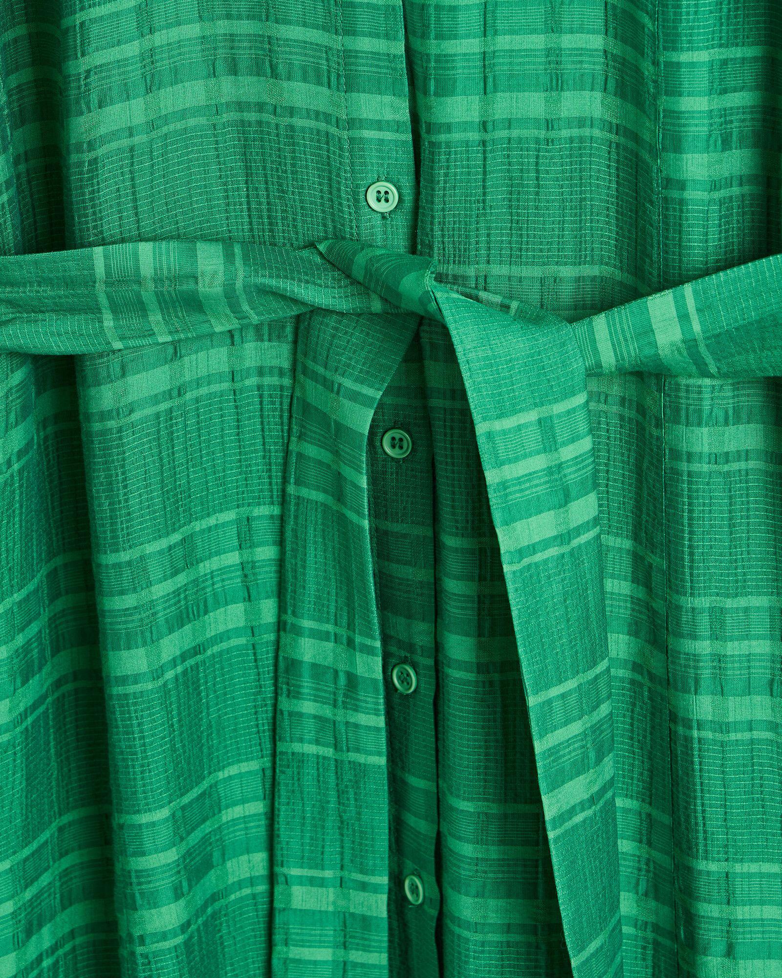 green emerald velvet dress Alexa Linen Maxi Shirt Dress-Rich Emerald Gingham