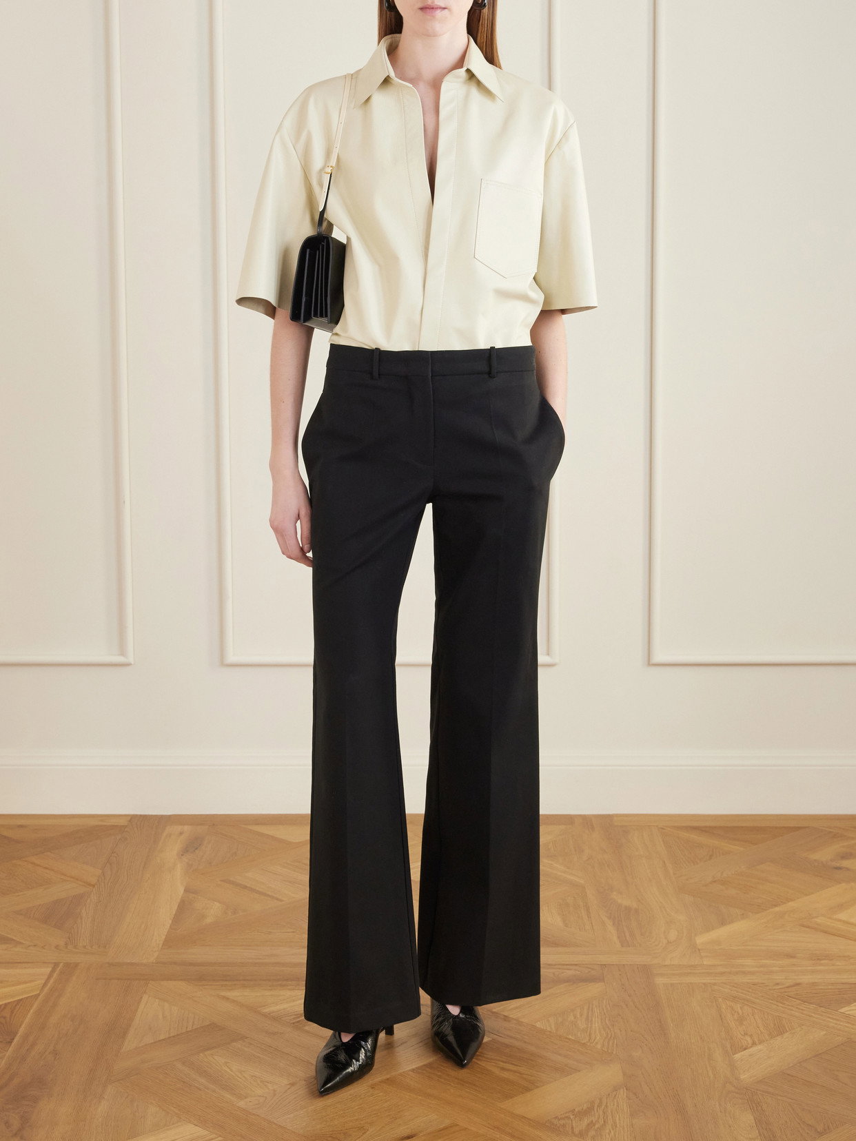 TOVE Jiayun Leather Shirt | endource