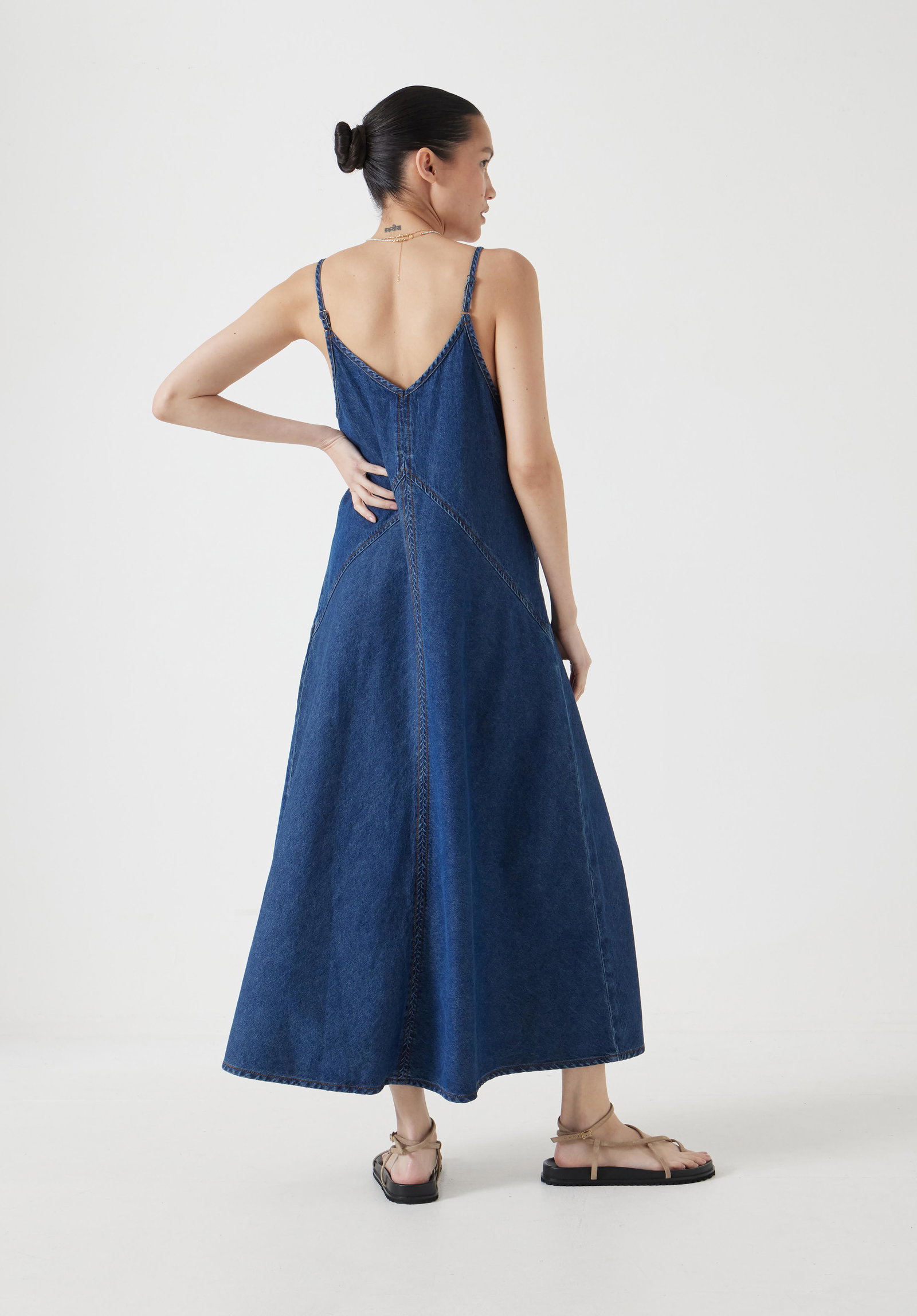 white denim dress sleeveless Corbin Halter Neck Mini formal edit Color:Cotton Candy Violet The adjustable straps offer Princess Polly Strapless Midi