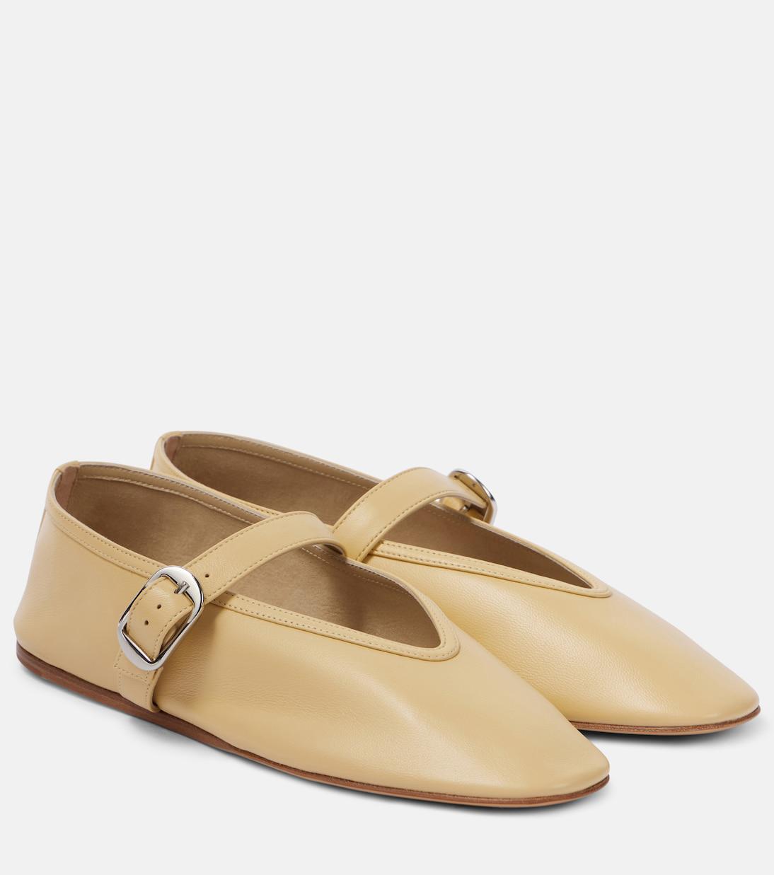 LE MONDE BERYL Stella Leather Ballet Flats | endource