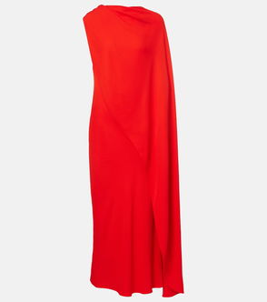 v neck asymmetrical dress Lavetir Mother of the Bride Dresses Appliques A-Line V-Neck Short Sleeves Asymmetrical Formal Evening Party Gowns with Sequins main image 1