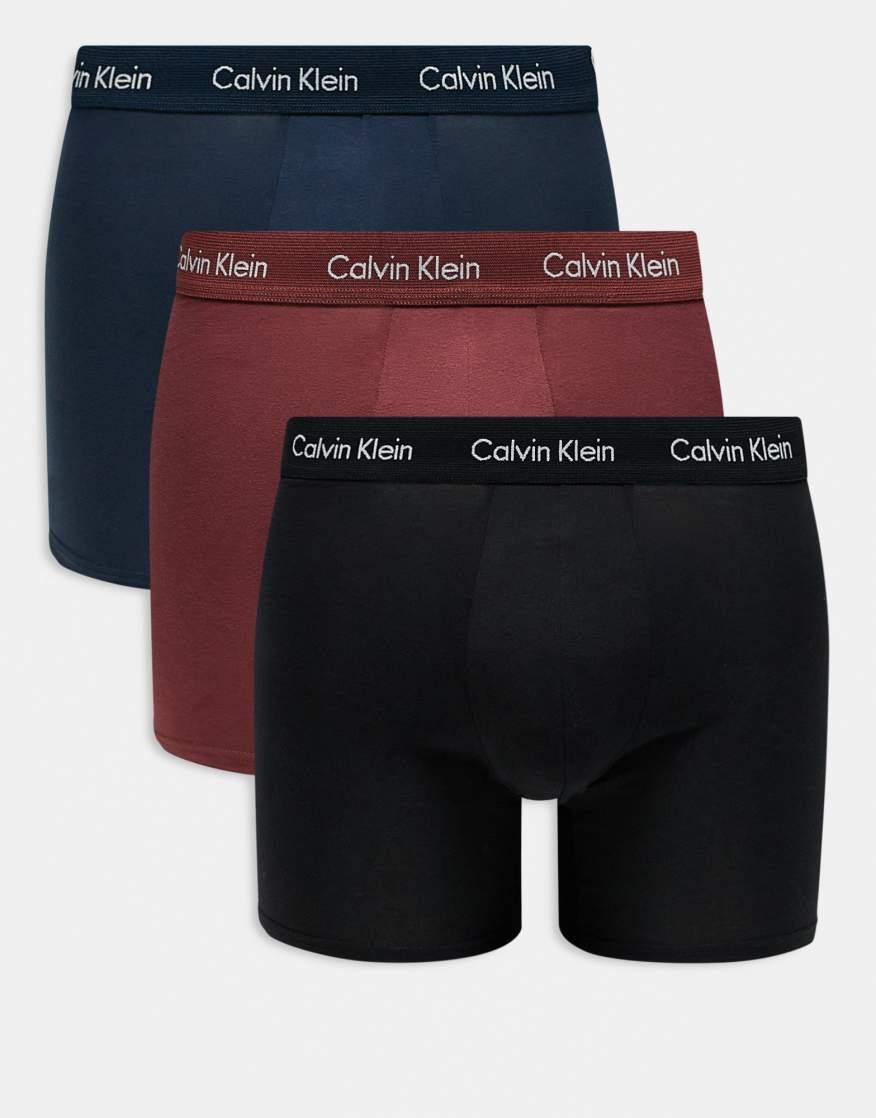 CALVIN KLEIN Cotton Stretch Boxer Briefs 3 Pack | endource