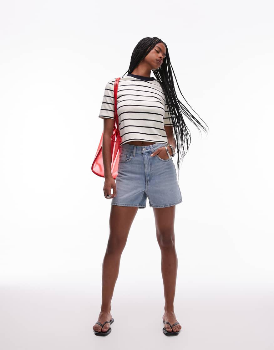 MAJOR MOOD DENIM TWILL SHORTS