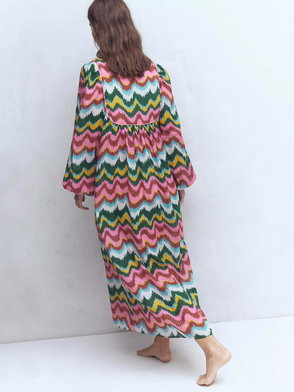 chinese dress ladies Olympia Jersey Maxi Dress-Multi, Ornamental Floral