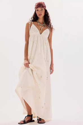 resort maxi dress for women Floral Print Long Sleeve Maxi Dress