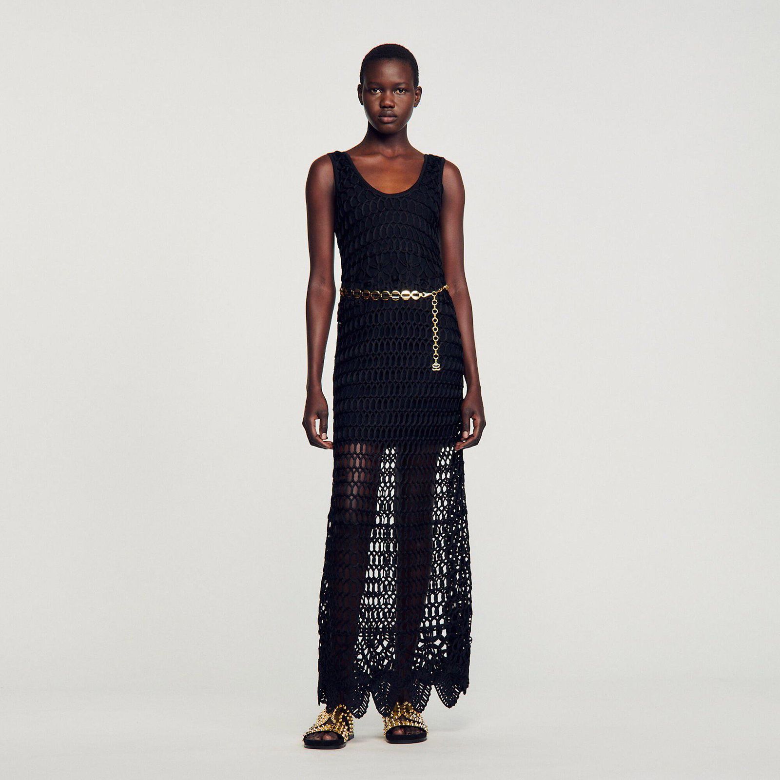 SANDRO Crochet Dress | endource