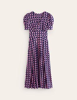 BODEN Kristen Pleated Jersey Dress | endource