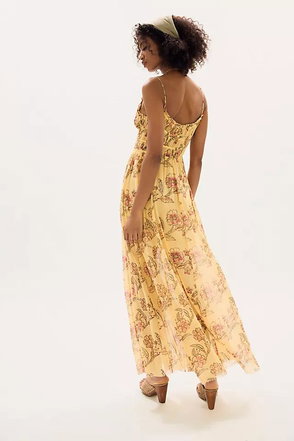 FREE PEOPLE FP One - Estella Glitter Maxi Slip Dress | endource