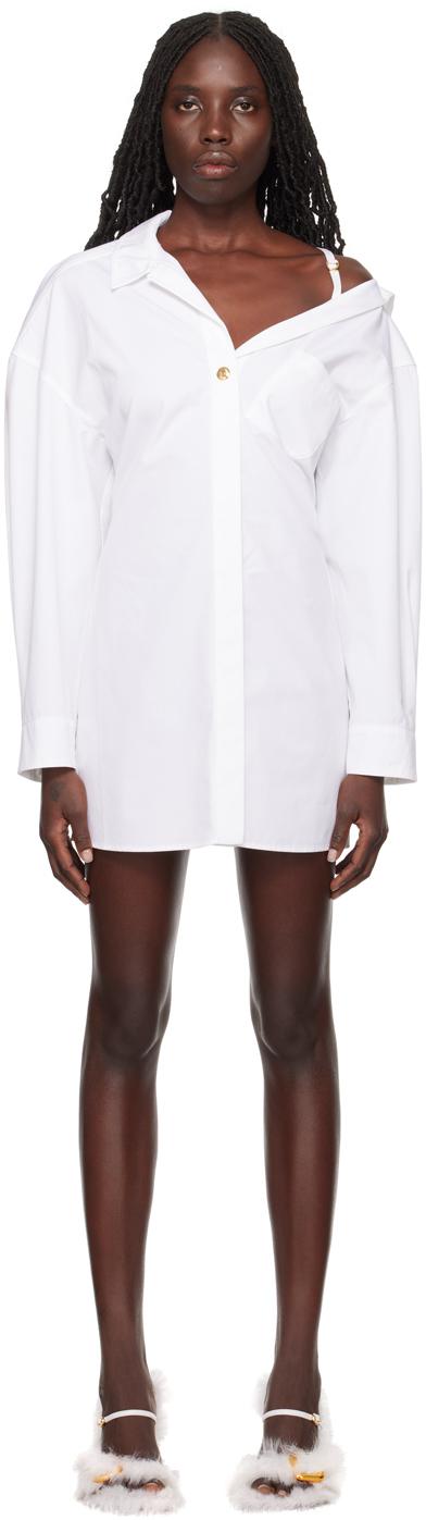 JACQUEMUS Les Classiques 'La Mini Robe Chemise' Mini Dress | Endource