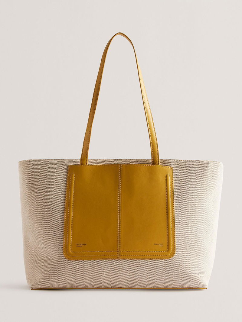 TED BAKER Nishra Canvas Tote Bag endource