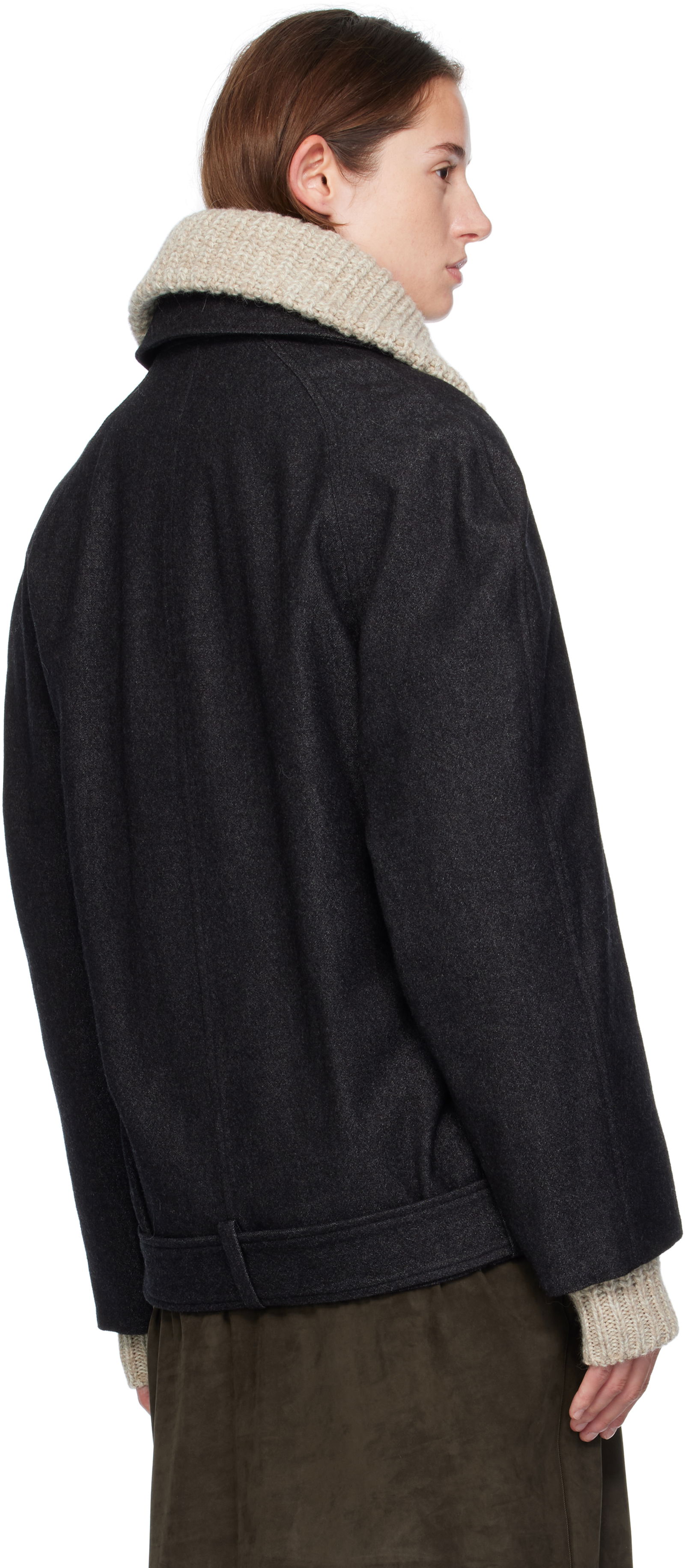 LEMAIRE Raglan Sleeve Short Coat | endource