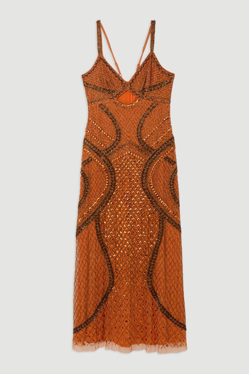 green emerald velvet dress Eva Embroidered Maxi Dress main image 0