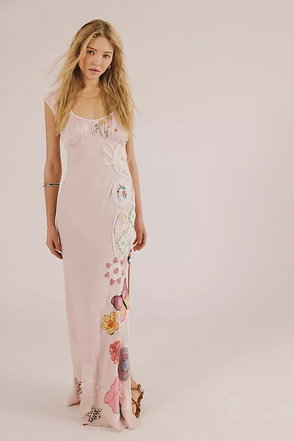chinese dress ladies Free People Women's Let's Smock About It Maxi Dress, Black Combo, Large :  Amazon.co.uk: Toys & Games main image 1