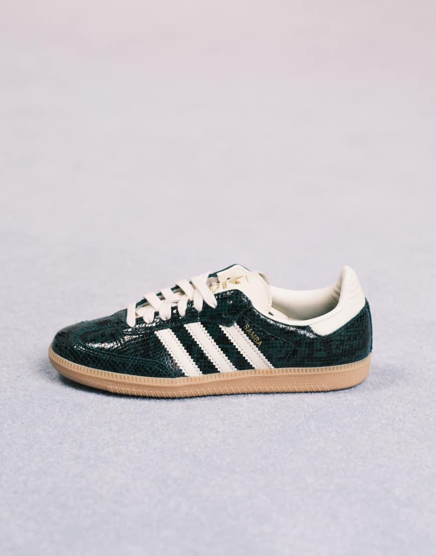 adidas gazelle silver green womens Adidas Originals x Wales Bonner Gazelle Snake
