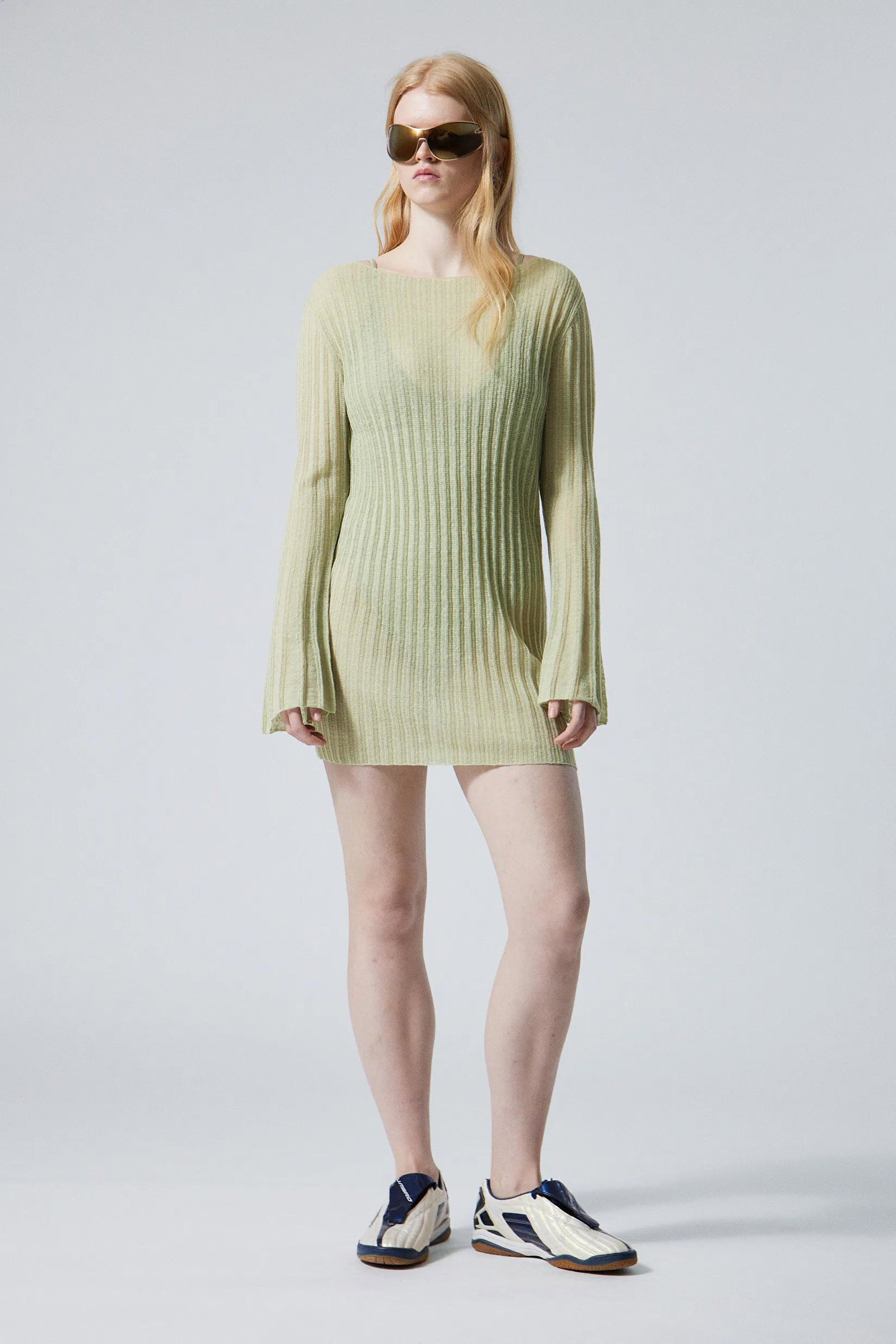 weekday knitted dress 51% off Short Linen kiwii_midi_length