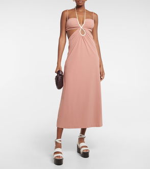 ALLSAINTS Daisy Topaz Sequin Cut Out Maxi Dress | endource
