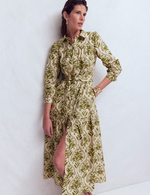 empire line maxi dresses Long Sleeve Empire Waist Maxi Dress main image 1