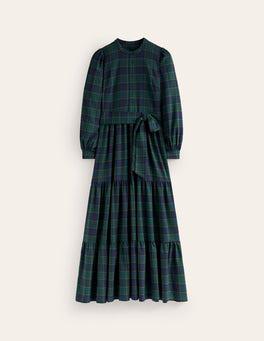 chinese dress ladies Amani Plaid Maxi Dress main image 0