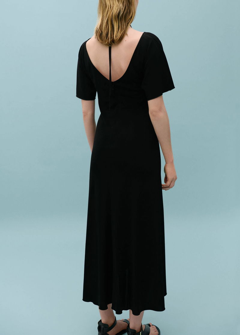 MANGO Mango x Victoria Beckham - Knitted Dress With Gathered Detail |  endource
