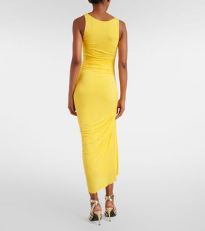 knee length dresses for ladies Alaïa – Ruched Midi Dress Mujer 721-000669 01