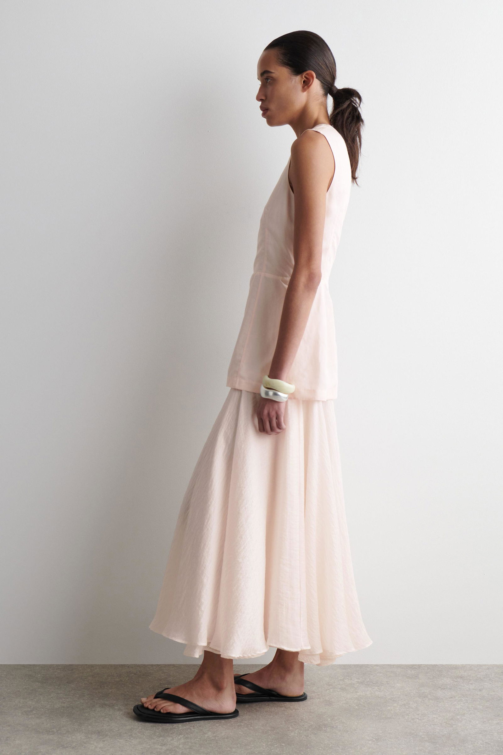 COS Layered Peplum Midi Dress | endource COS Layered Peplum Midi Dress | endource
