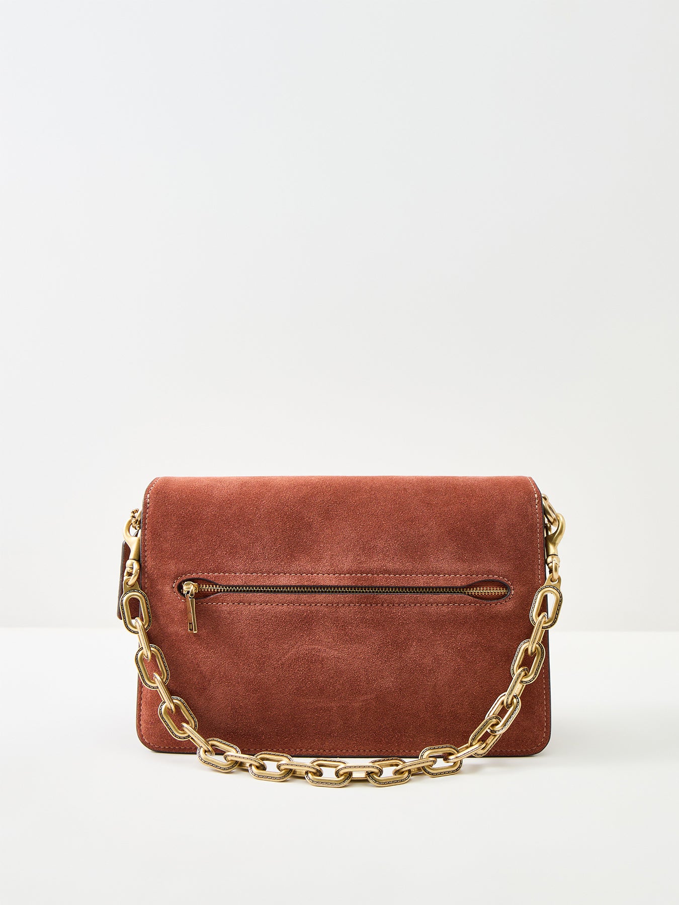 COACH Suede Chain Tabby Shoulder Bag | endource