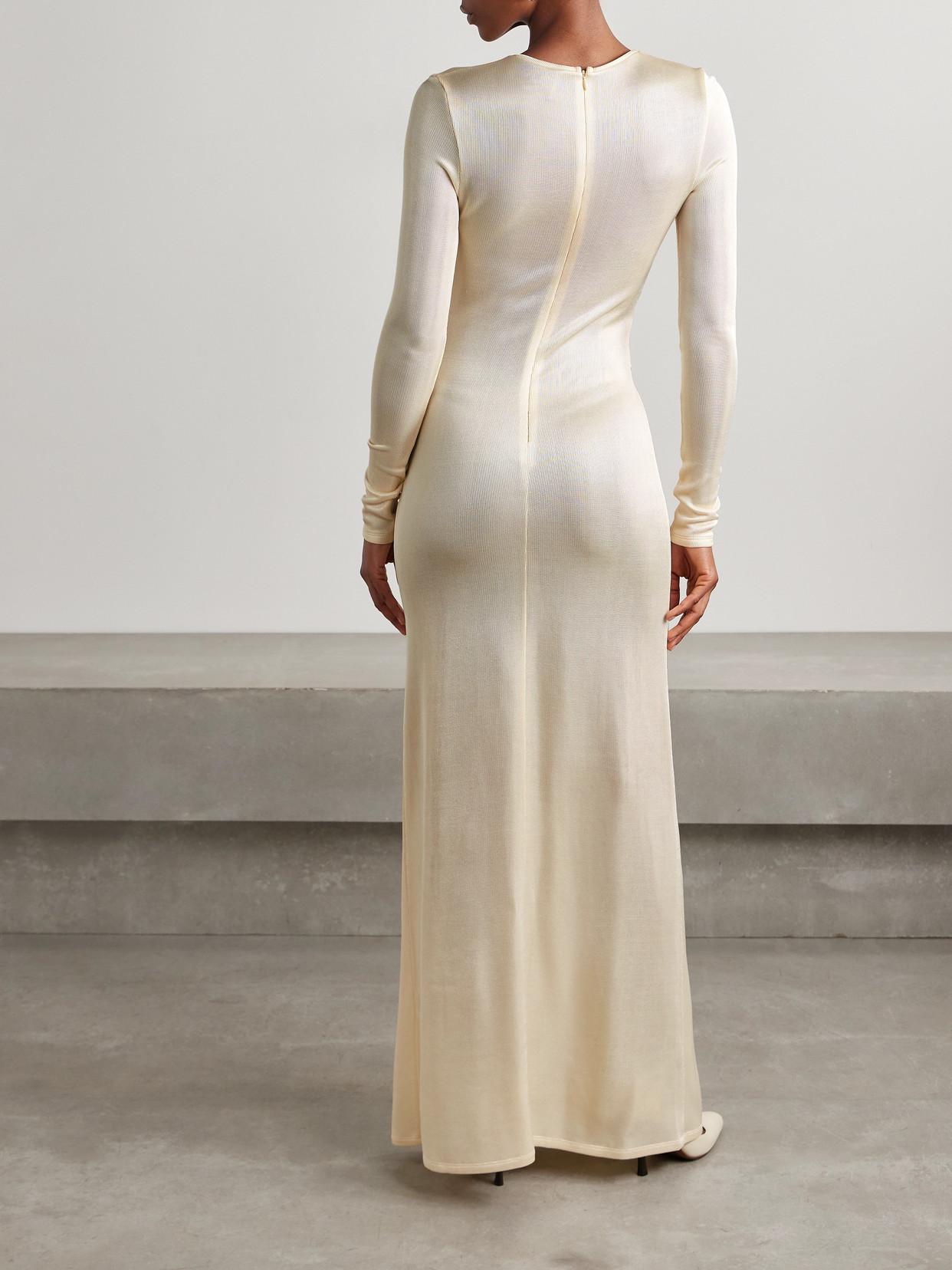 tove luella gathered stretch knit maxi dress 70% off Tove studio