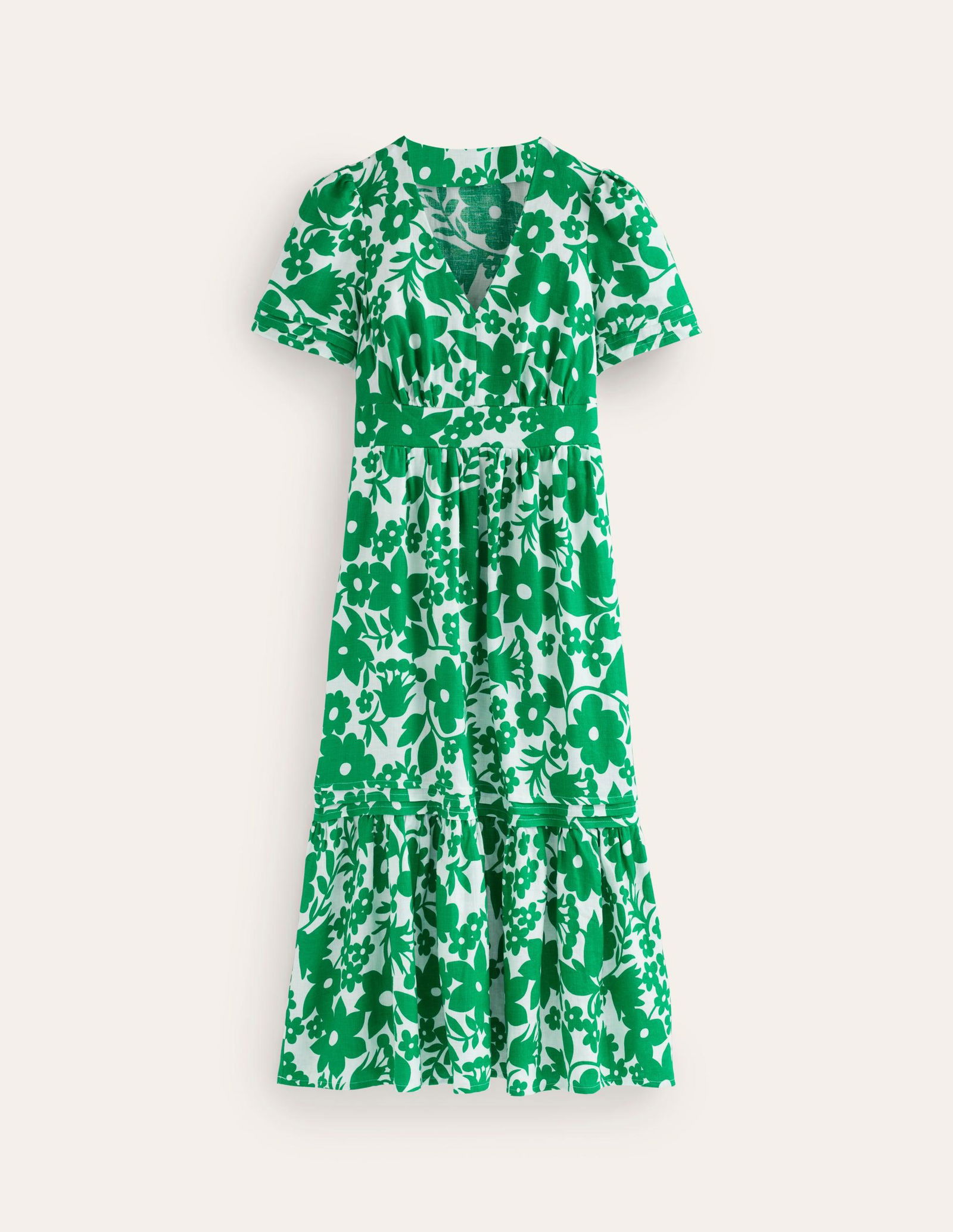 BODEN Eve Linen Midi Dress | endource