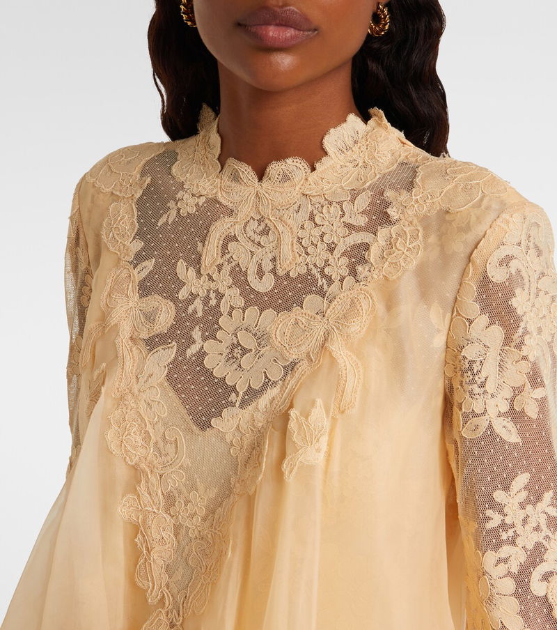 ZIMMERMANN Hypnotic Cascading Silk Organza Gown | endource