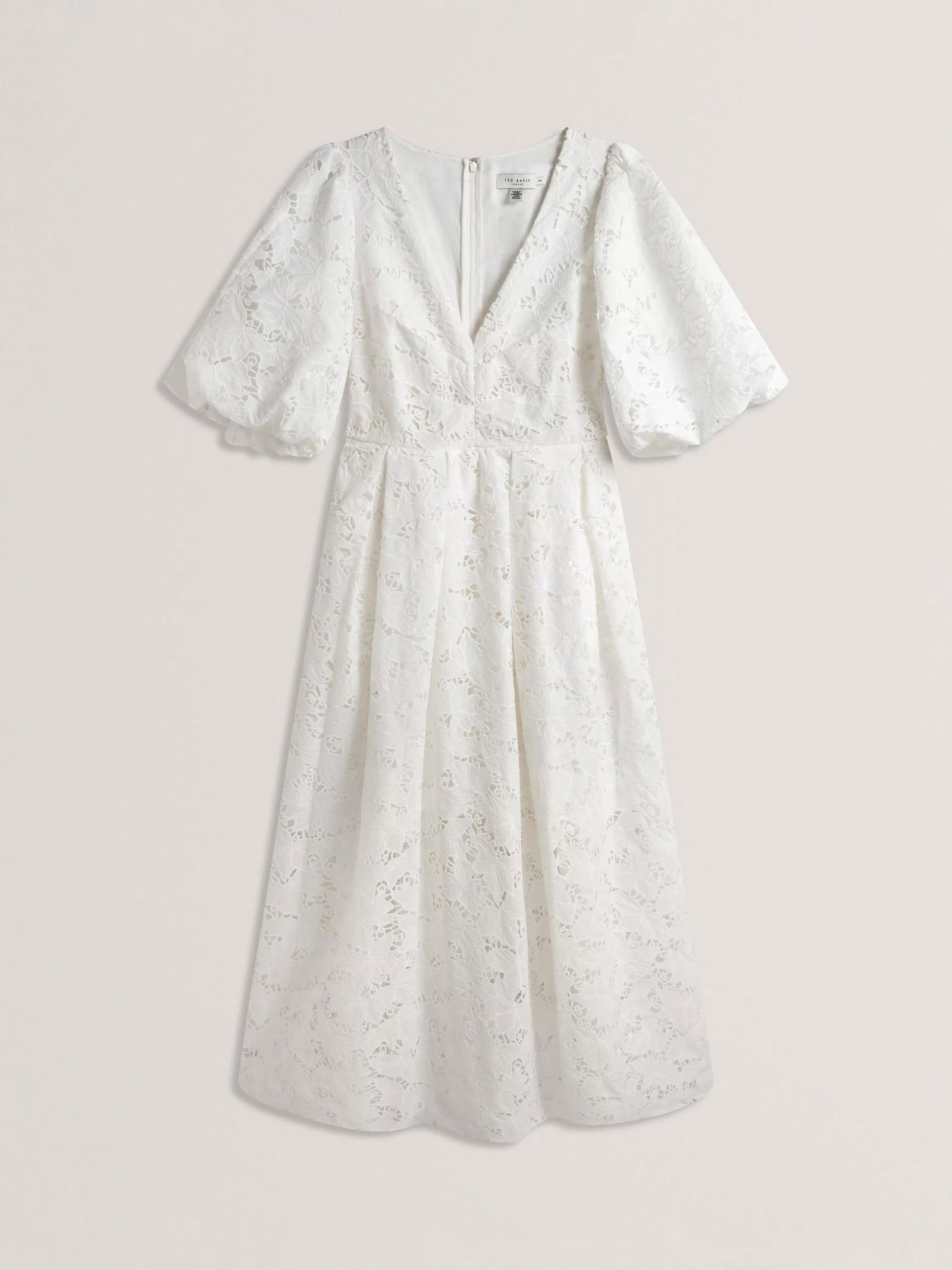 knee length dresses for ladies White | Asymmetric Midi Dress main image 1