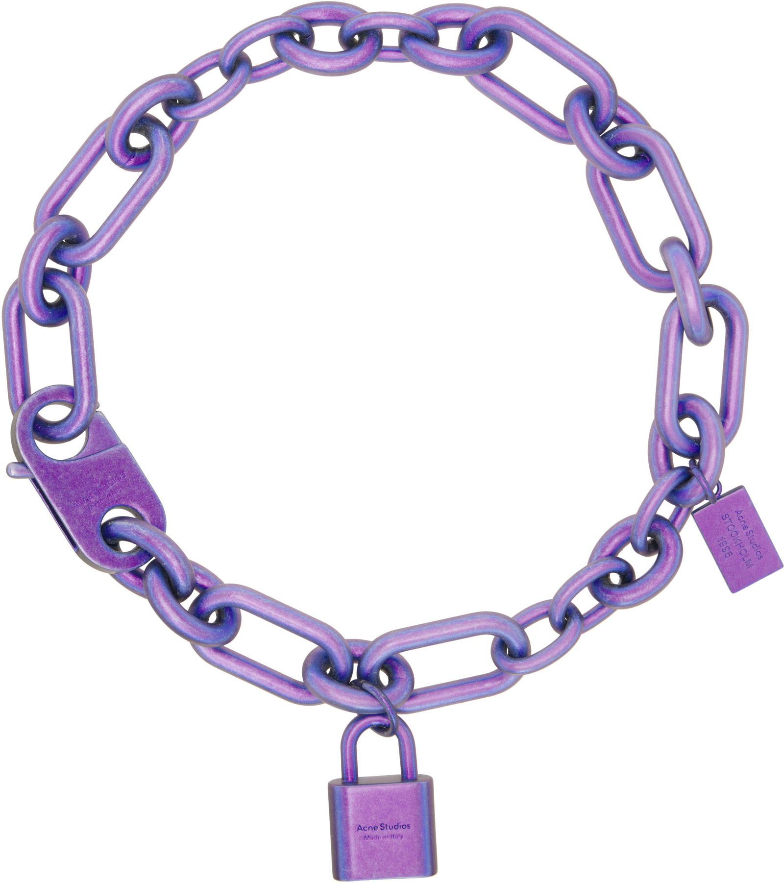ACNE STUDIOS Padlock Chain Necklace | endource