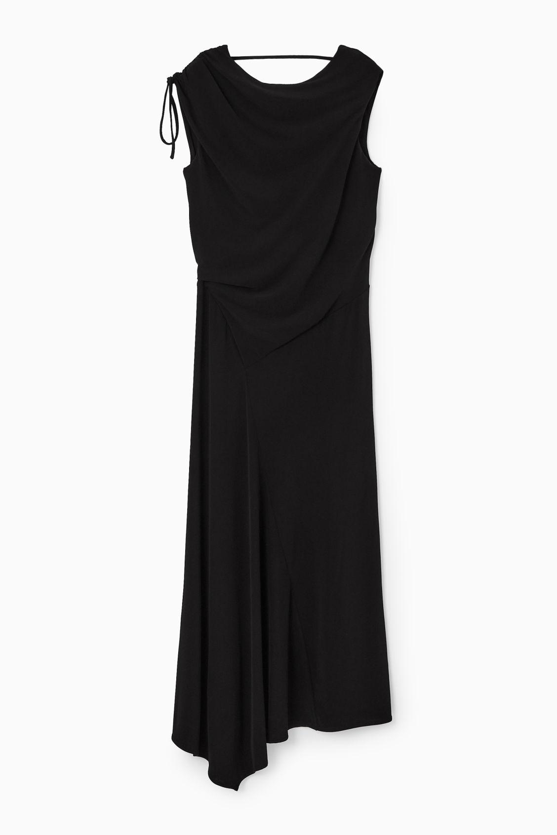 Asymmetric Cowl Dress main image 1