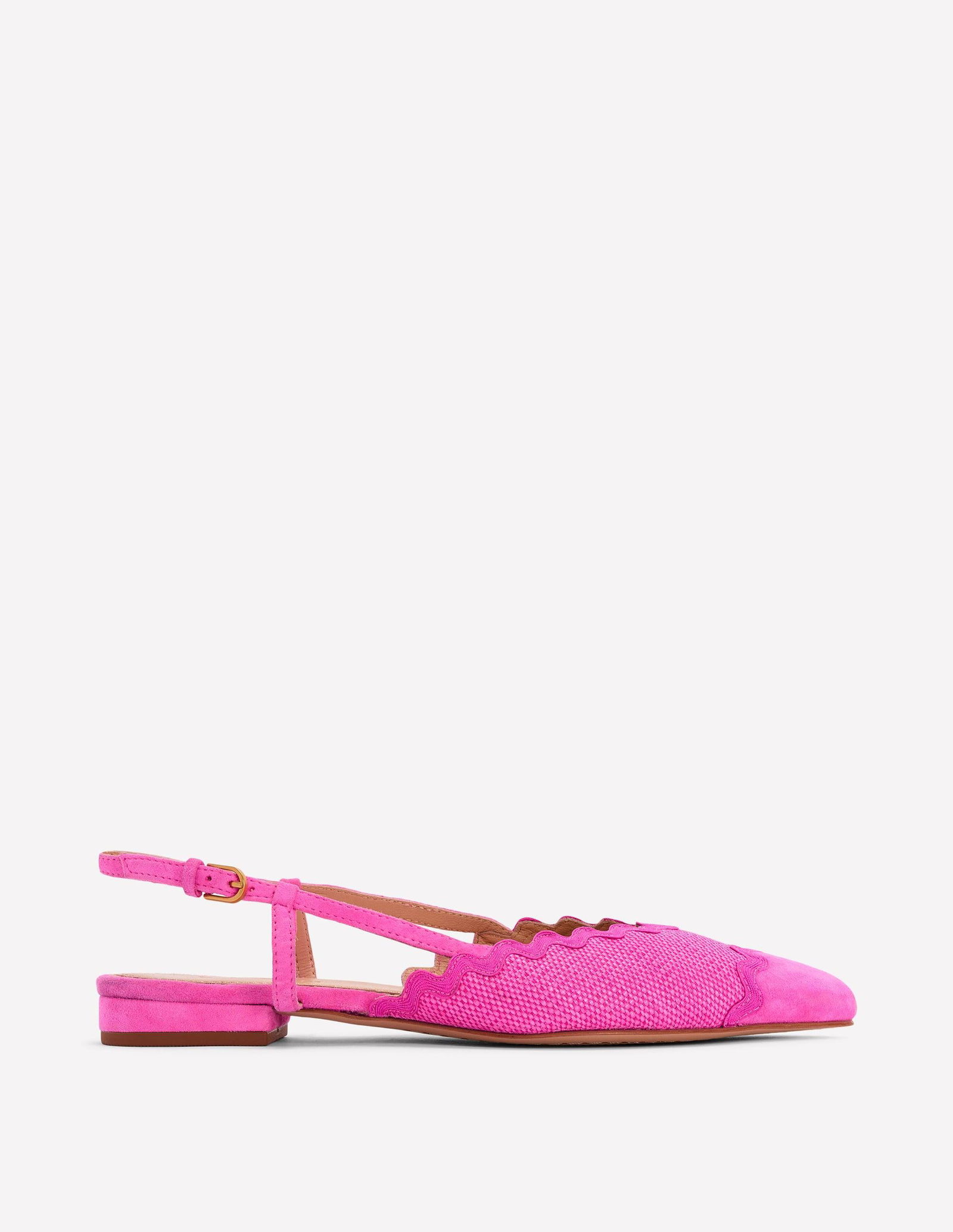 BODEN Ric Rac Detail Pointed Flats | endource